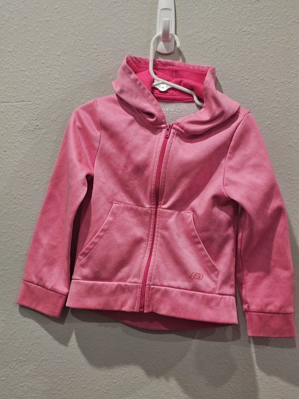 Skechers Girls' Pink Hooded Zip Jacket